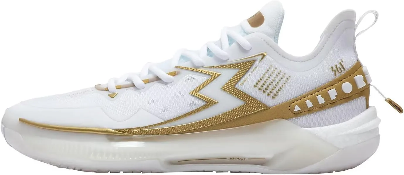 361° BIG3 5.0 Quick PRO Basketball Shoes for Men Breathable Outdoor Sneakers Cushioning,Lightweight Fashion Anti Slip Shoe for Court Street,Zapatillas de baloncesto Hombre