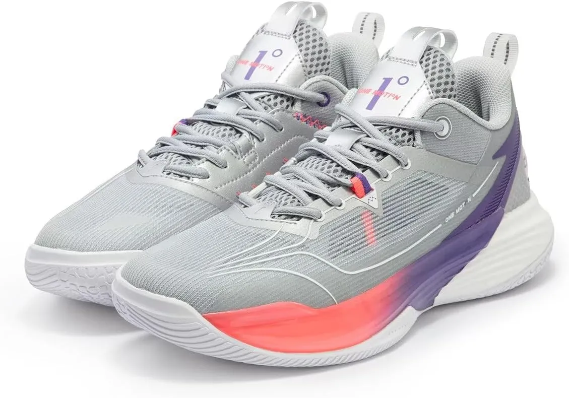 361° One Motion Basketball Shoes for Men Breathable Outdoor Sneakers Cushioning,Lightweight Fashion Anti Slip Shoe for Court Street,Zapatillas de baloncesto Hombre