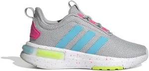 adidas Kids Girls Racer Tr23 Lace Up Sneakers Shoes - Grey - Size 4 M