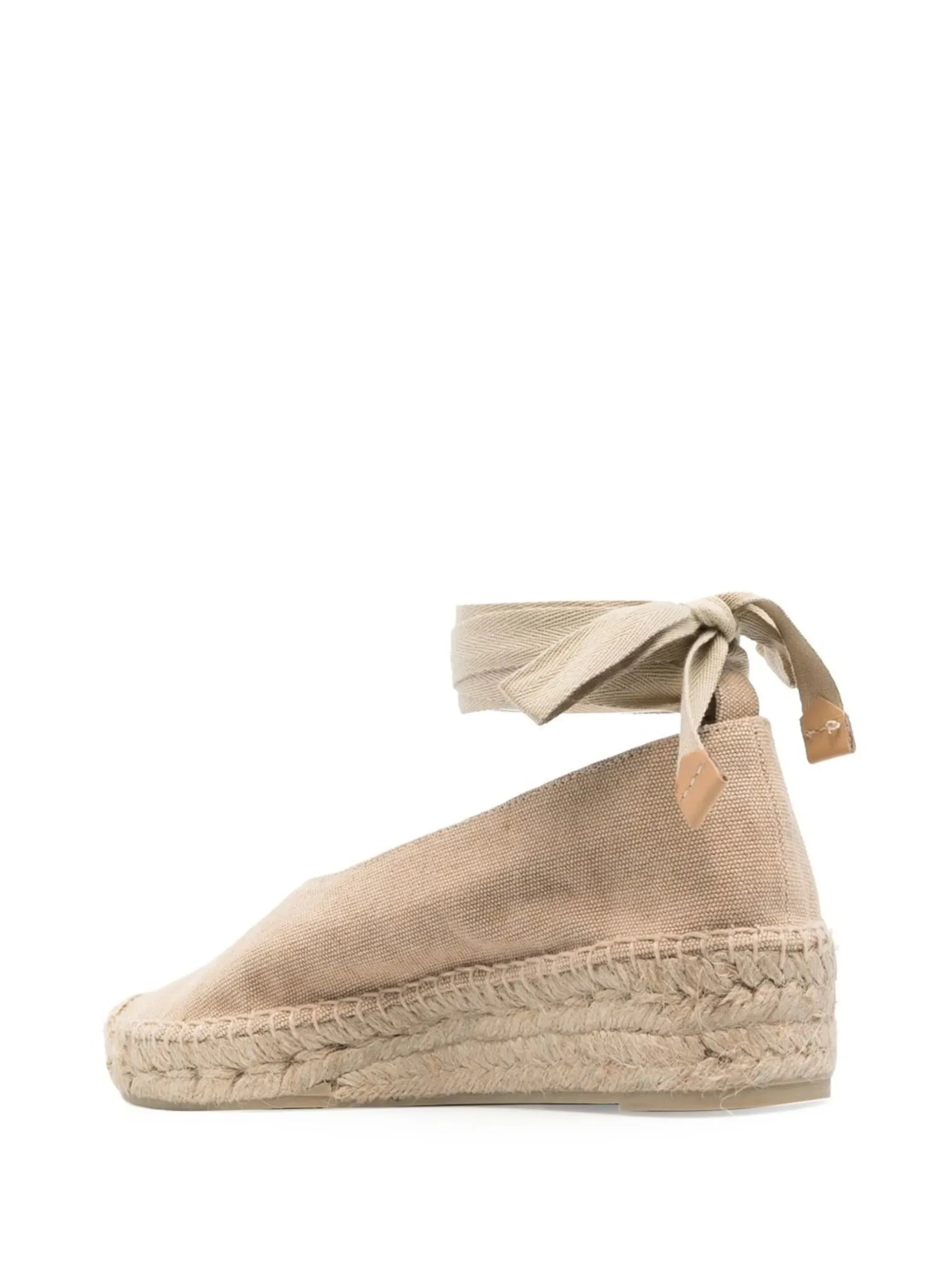Ankle-strap Almond-toe Espadrilles
