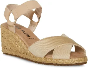 Anne Klein Womens KELLIS Ankle Strap Open Toe Wedge Sandals