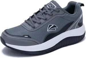 AOV Men's Walking Shoes Arch Support Plantar Fasciitis Sneakers Orthotic Fashion Tennis Sneakers for Gym Workout