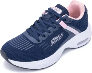AOV Women Arch Support Walking Shoes Orthotic Tennis Sneakers for Plantar Fasciitis Air Athletic Running Shoes