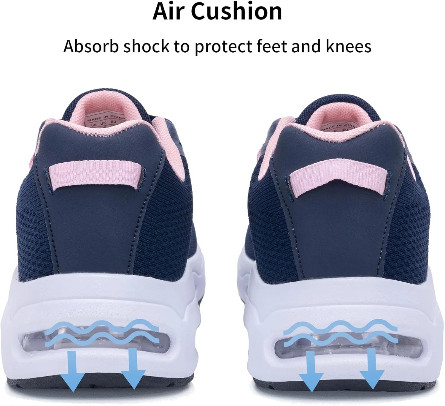 AOV Women Arch Support Walking Shoes Orthotic Tennis Sneakers for Plantar Fasciitis Air Athletic Running Shoes