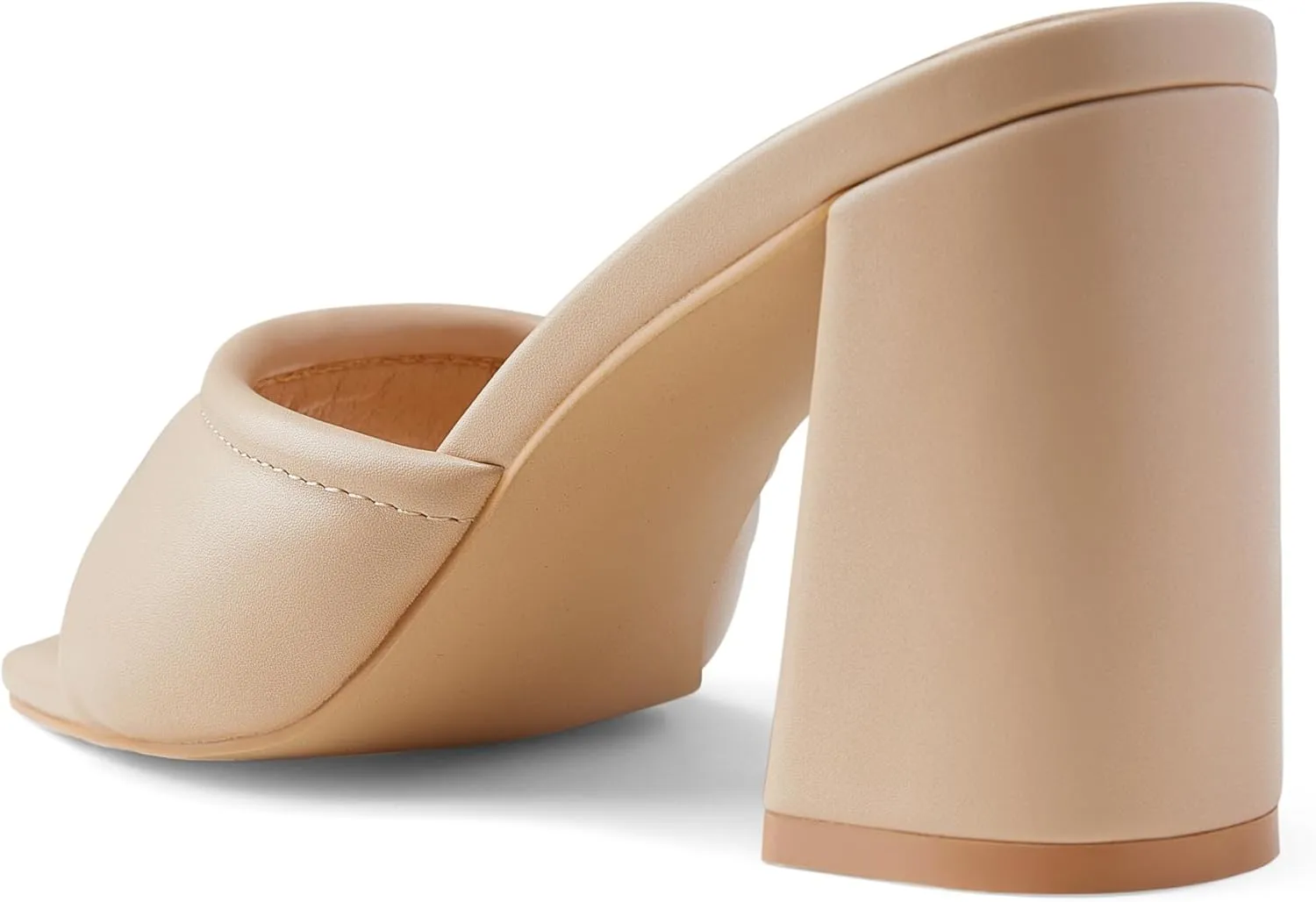 Arromic Women's Square Open Toe Heels Sandals Comfortable Block Chunky Heeled Sandals Slip on Heels Summer Evening Party Wedding Prom Dress Pumps Shoes