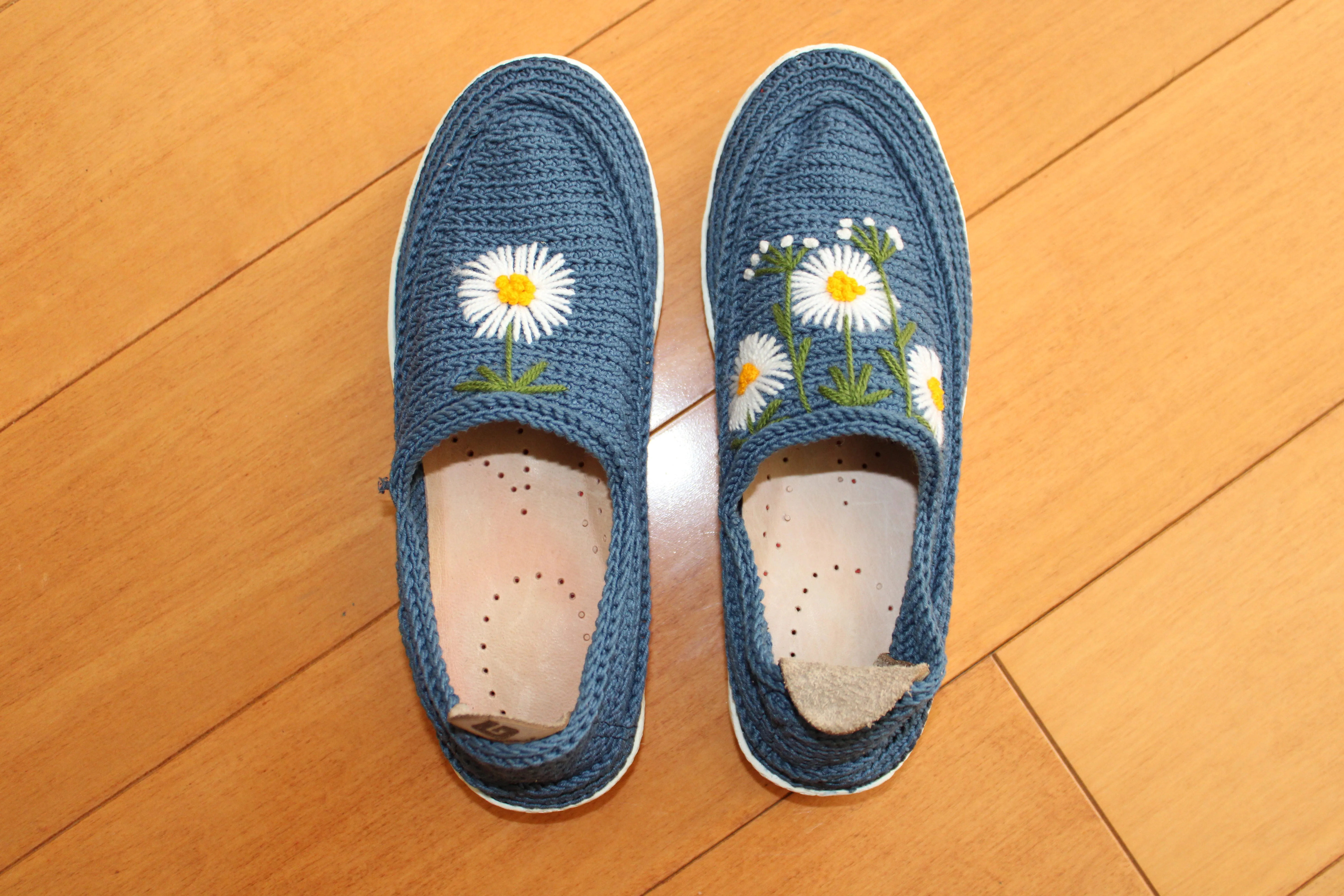 Artisan Espadrilles Shoes with Floral Design