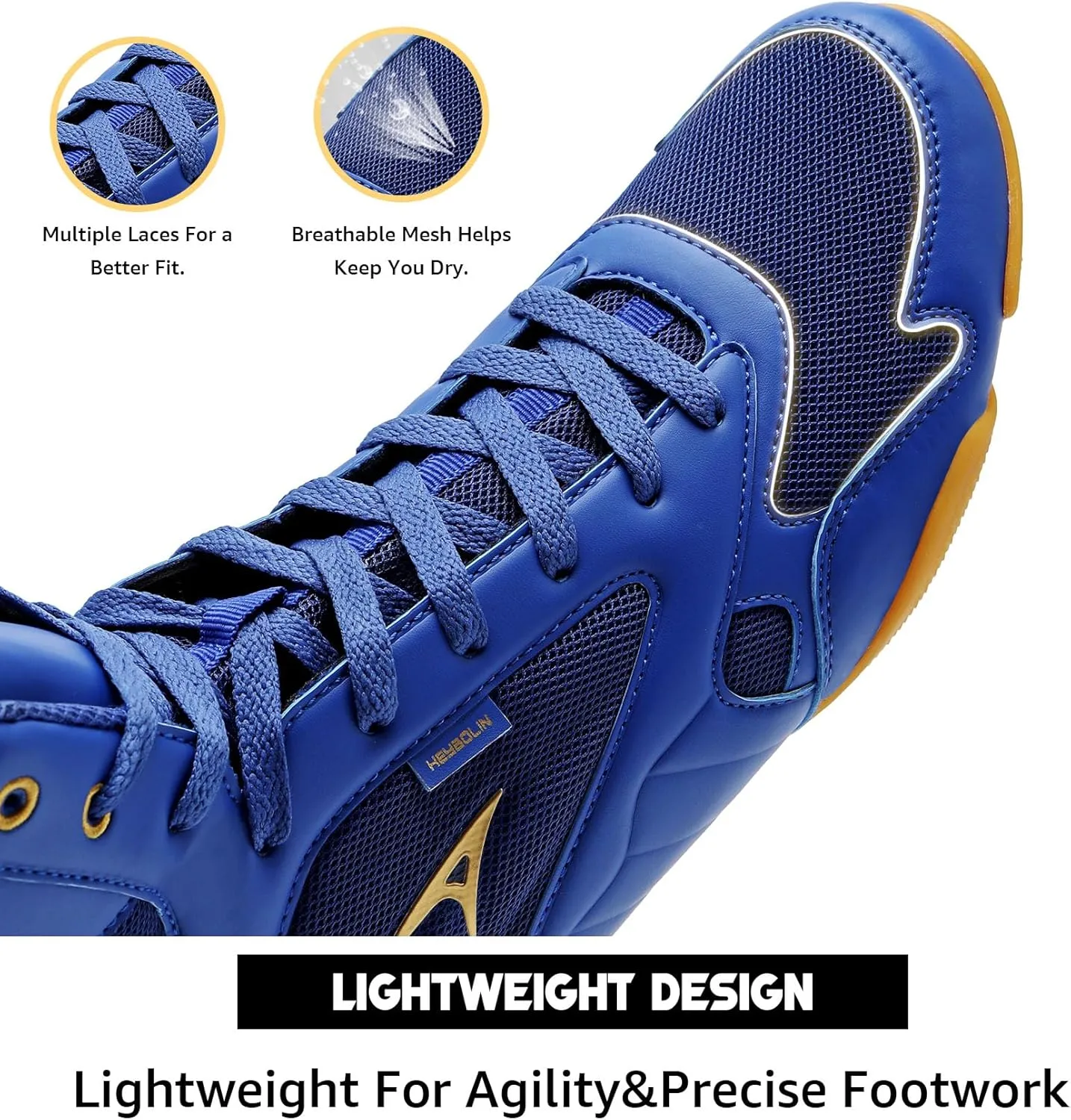 ASHION Men Wrestling Shoes Boxing Shoes High Top Fitness Sneakers Zero Drop Sole