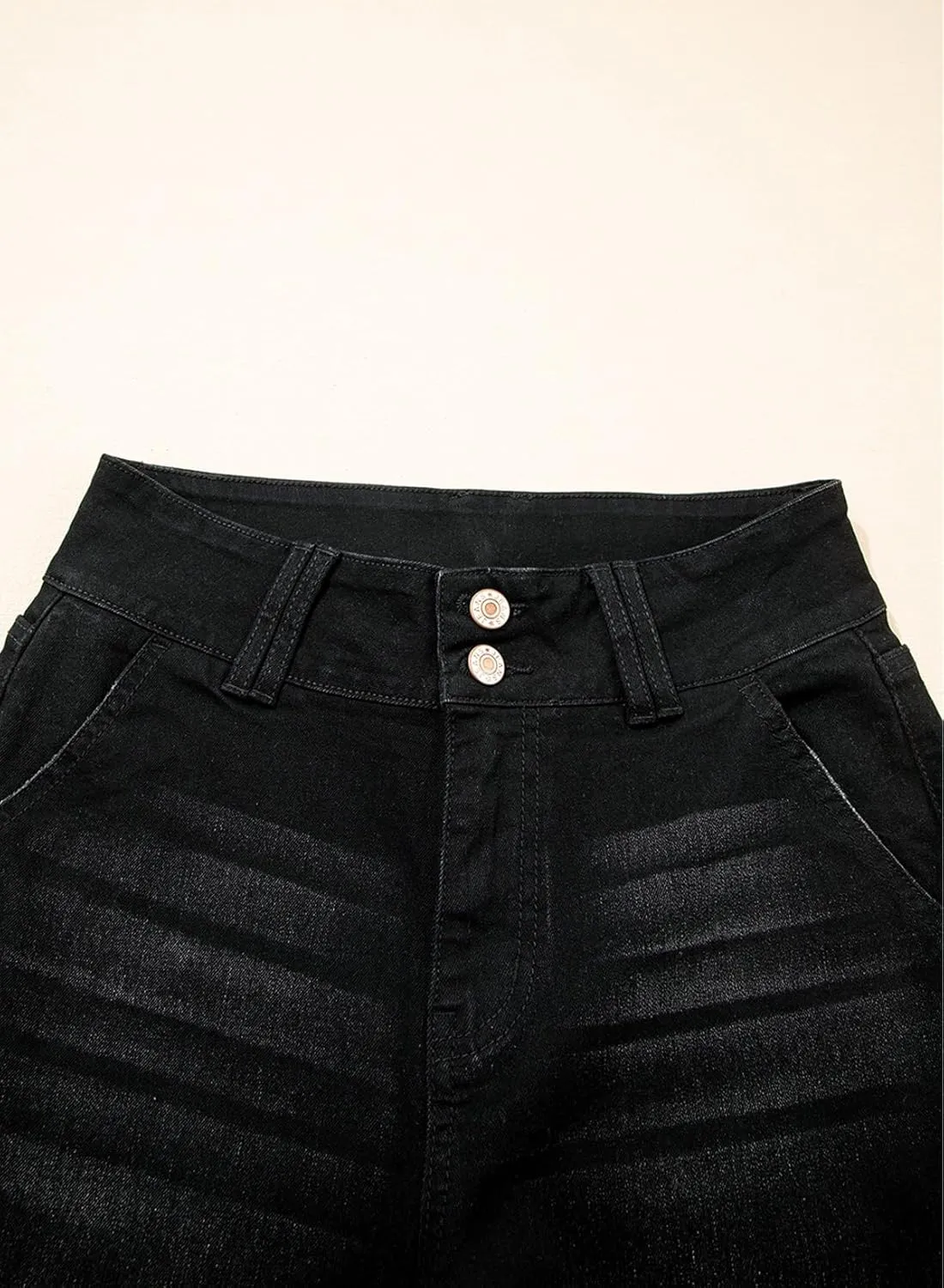 Astylish Jeans for Women Wide Leg High Waisted Stretchy Straight Leg Jean Baggy Trendy 2025 Denim Pants with Slanted Pockets