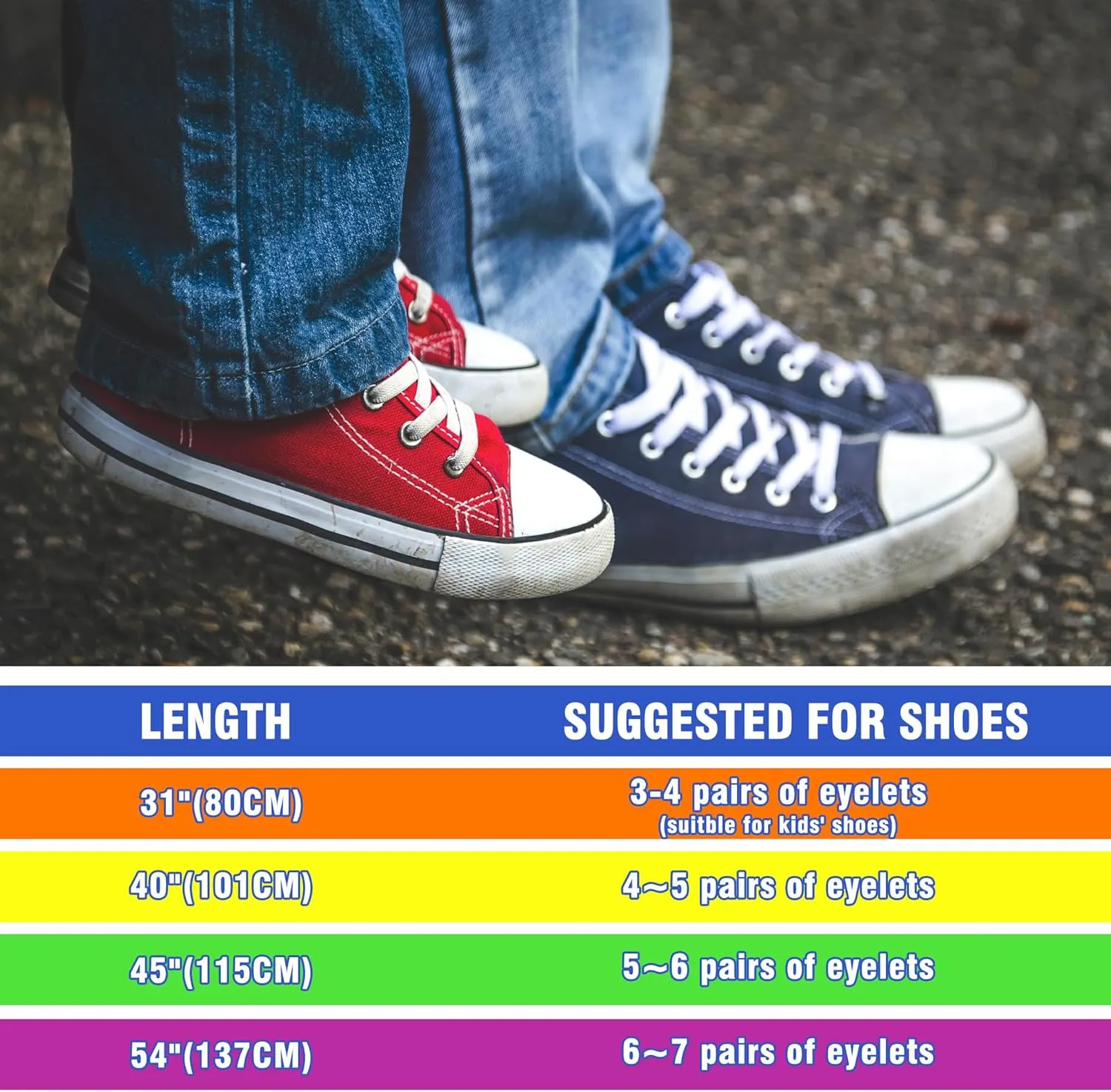 Auihiay 24 Pairs Flat Colored Shoelaces Shoestrings for Sneakers Skate Shoes Sport Shoes Boots