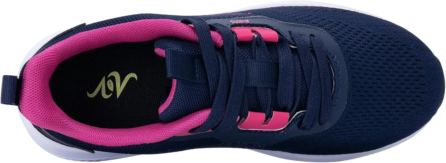AUPERF Women's Walking Shoes with Arch Support Orthotic Tennis Sneakers for Plantar Fasciitis US 5.5-US 11