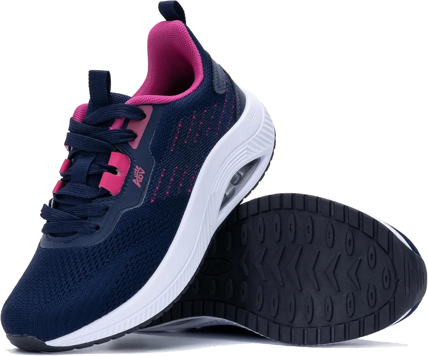 AUPERF Women's Walking Shoes with Arch Support Orthotic Tennis Sneakers for Plantar Fasciitis US 5.5-US 11