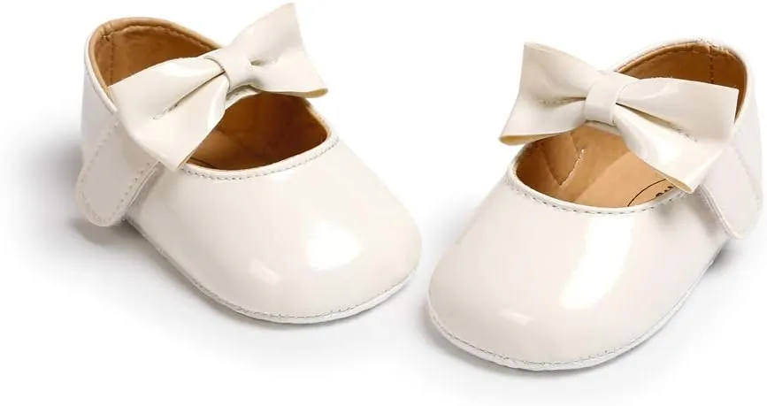 Baby Girl Moccasins Princess Sparkly Mary Jane Dresses Shoes Premium Lightweight Soft Sole Crib Shoes Toddler Shoes