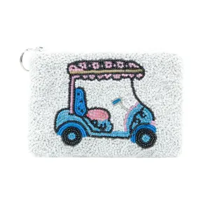 Beaded Golf Coin Purse