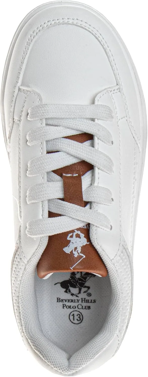 Beverly Hills Polo Club Boy's Bhpc Single Strap Low Top Classic Sneakers