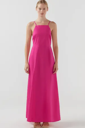 Bird & Knoll Rory Maxi Dress - Magenta