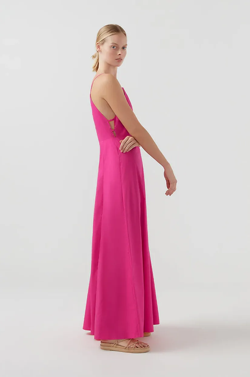 Bird & Knoll Rory Maxi Dress - Magenta