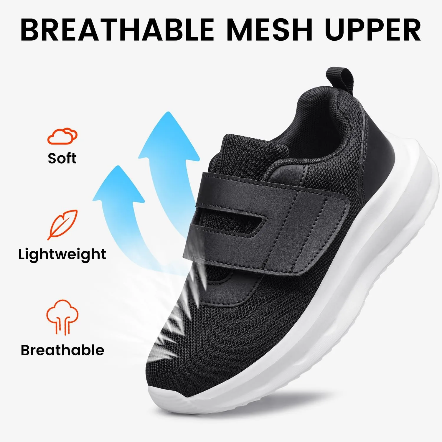 Boys Girls Shoes Kids Tennis Running Walking Shoes Lightweight Breathable Athletic Sneakers for Toddler/Little Kid/Big Kid