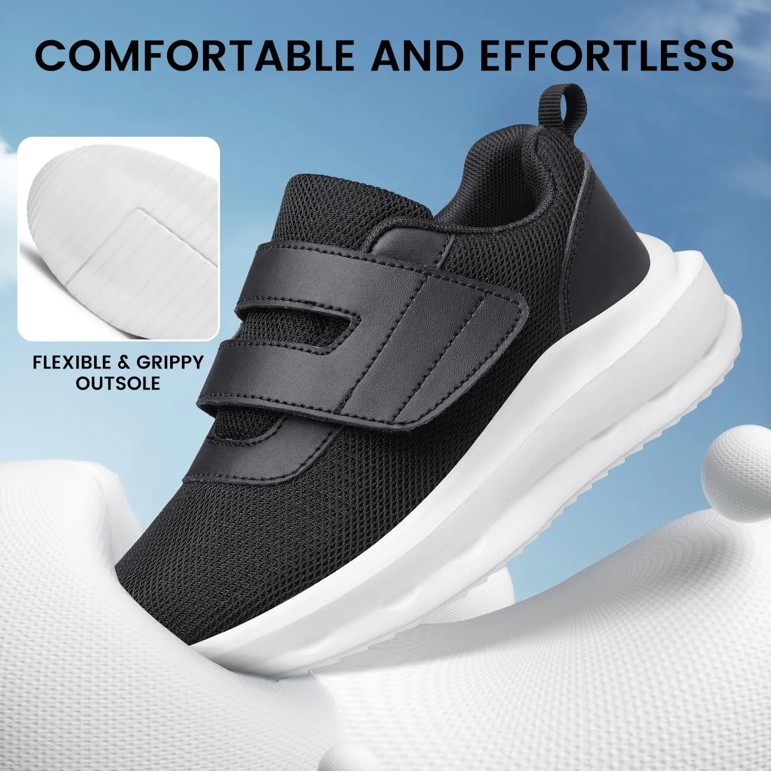 Boys Girls Shoes Kids Tennis Running Walking Shoes Lightweight Breathable Athletic Sneakers for Toddler/Little Kid/Big Kid