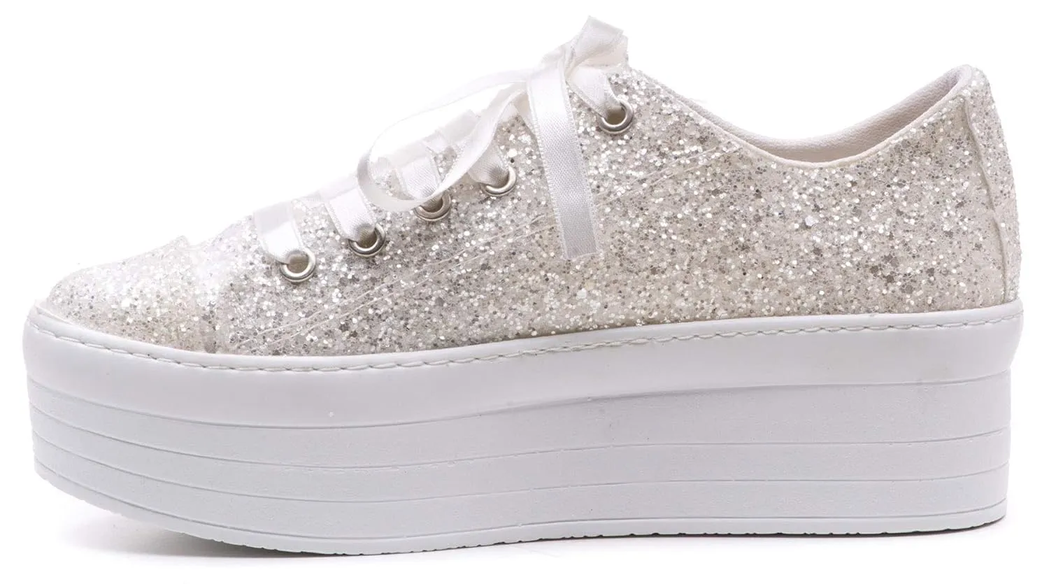 Bridal Shoes Wedding Sneakers, Personalized Shoes for Bride, Lace Bridal Tennis Shoes, bride platform shoes flat sole (38,5 EUR / 8 US)