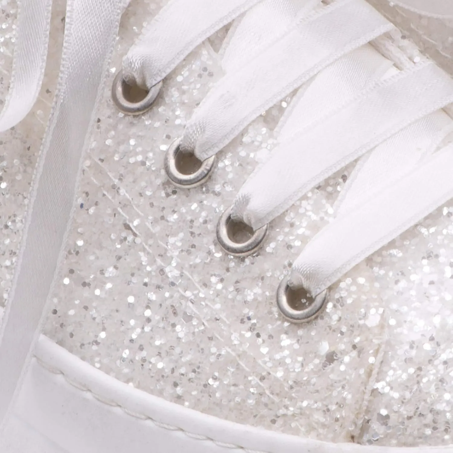 Bridal Shoes Wedding Sneakers, Personalized Shoes for Bride, Lace Bridal Tennis Shoes, bride platform shoes flat sole (38,5 EUR / 8 US)