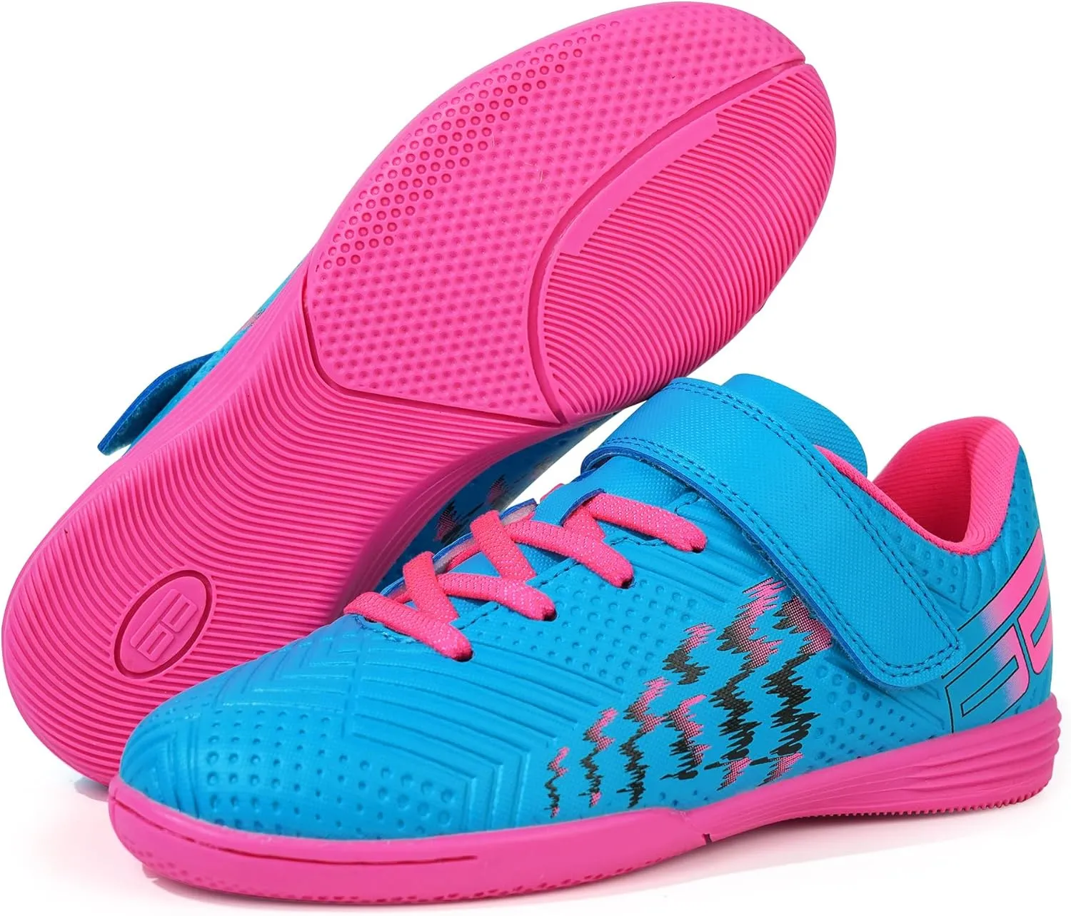 brooman Kids Futsal Indoor Soccer Shoes Boys Girls Soccer Sneakers
