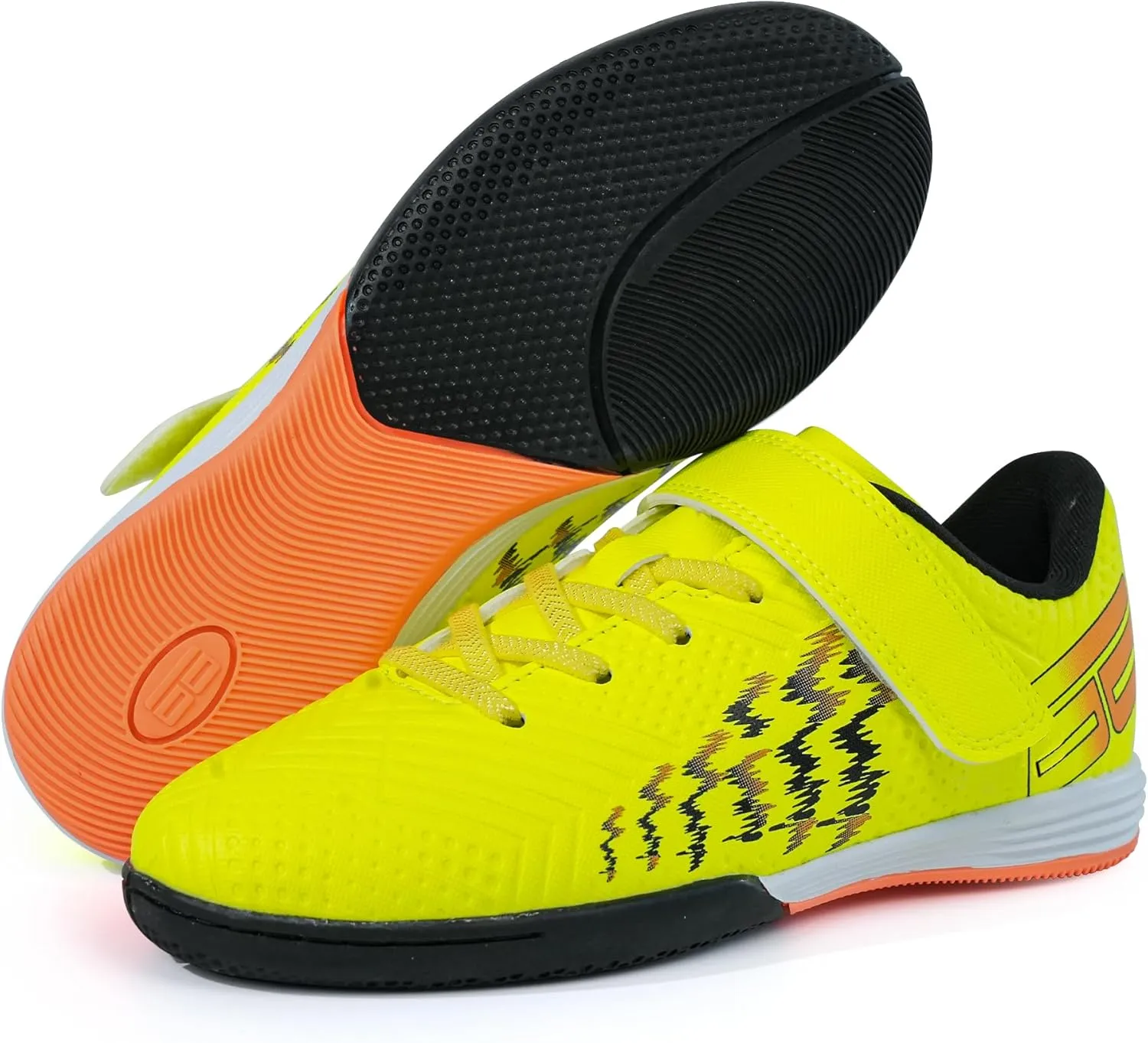 brooman Kids Futsal Indoor Soccer Shoes Boys Girls Soccer Sneakers