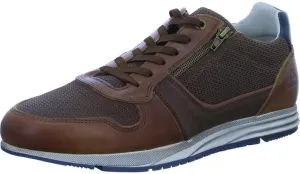 Bullboxer Low Leather Sneakers, Brown, 10.5 AU