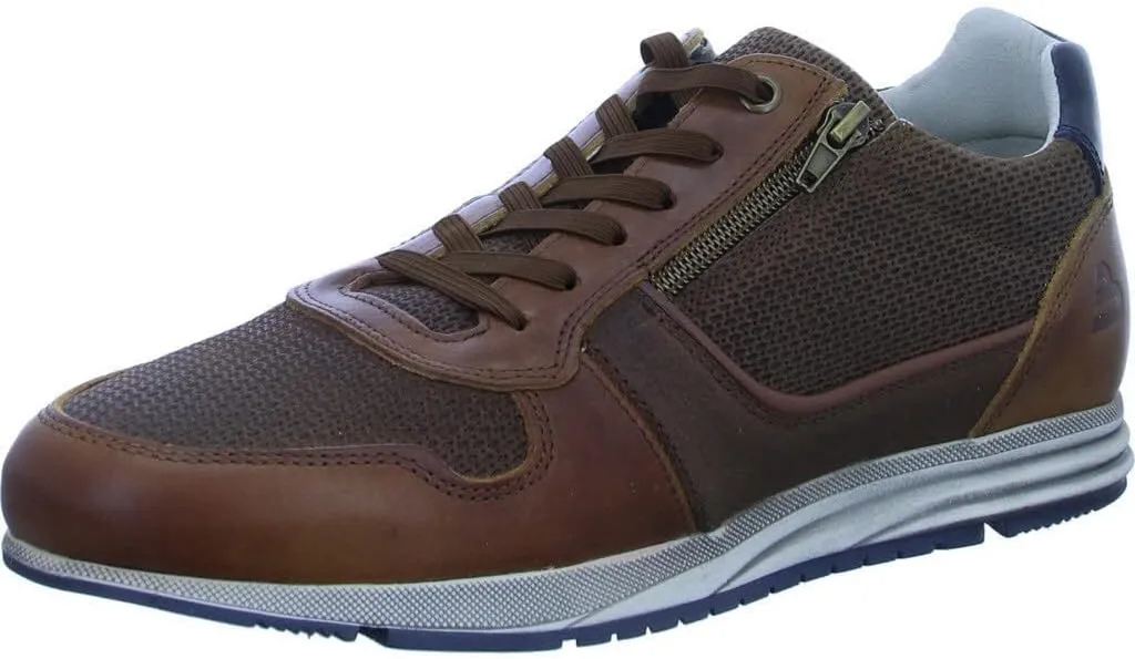 Bullboxer Low Leather Sneakers, Brown, 10.5 AU