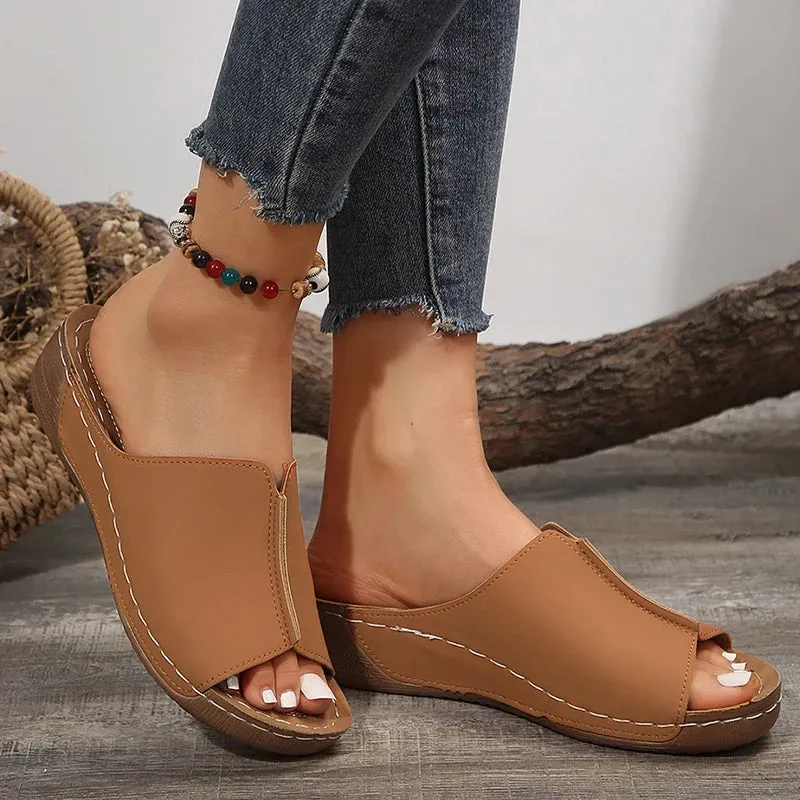 Calina | Orthopedic Open-Toe Slides