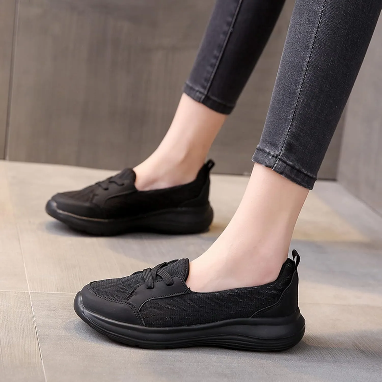 Cathalem Loafers for Women 2024 on The Go 2024 Comfort Loafers Flats Wide Width Fit Walking Slip-Ins Sneakers Boat Shoes
