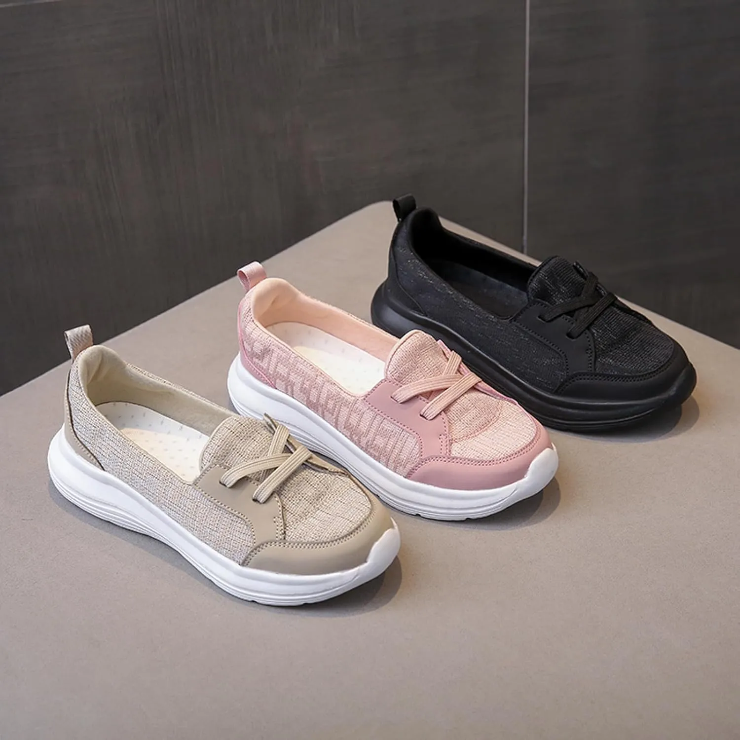 Cathalem Loafers for Women 2024 on The Go 2024 Comfort Loafers Flats Wide Width Fit Walking Slip-Ins Sneakers Boat Shoes