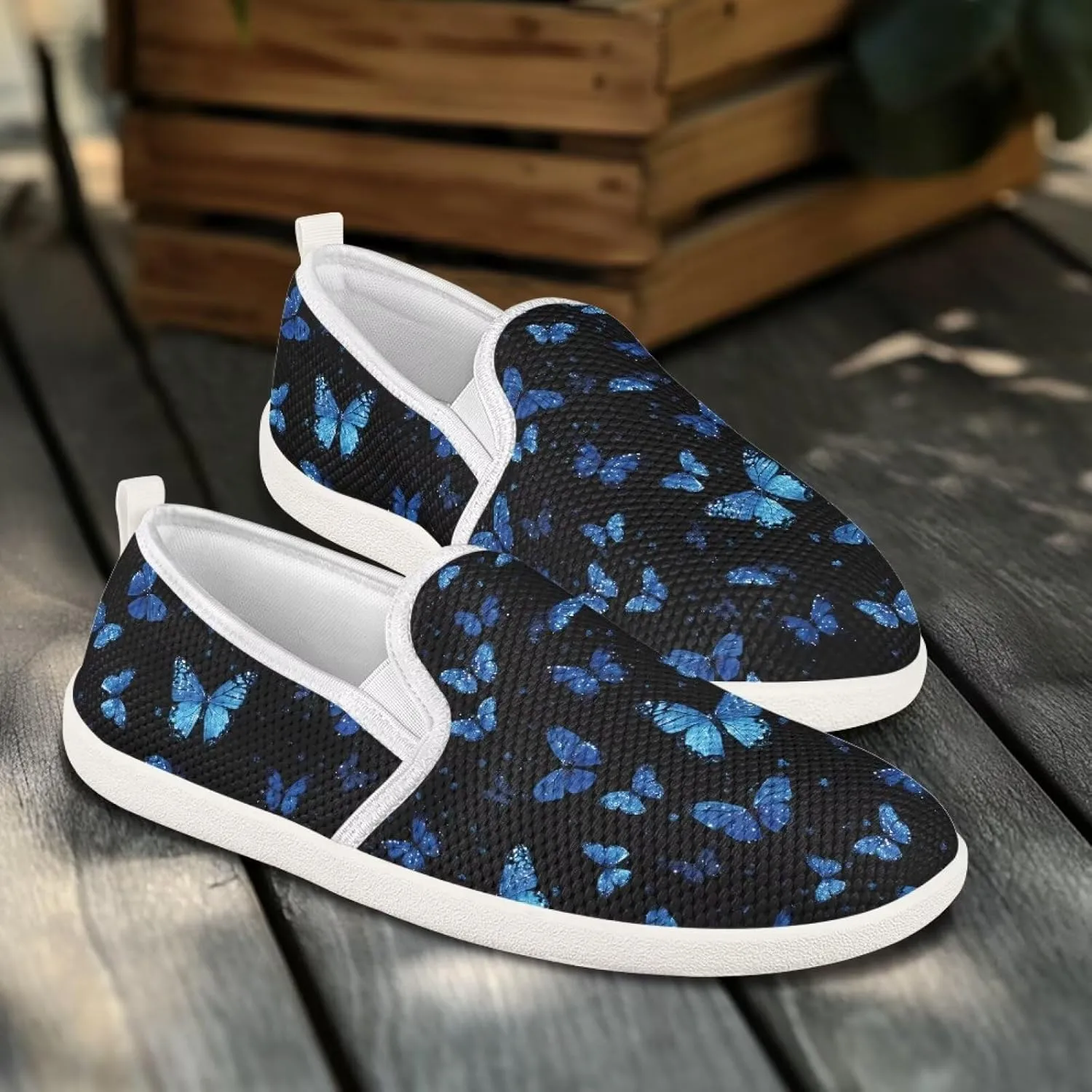 Comfort Casual Shoes for Women Slip On Shoes Wide Width Womens Flats Shoes