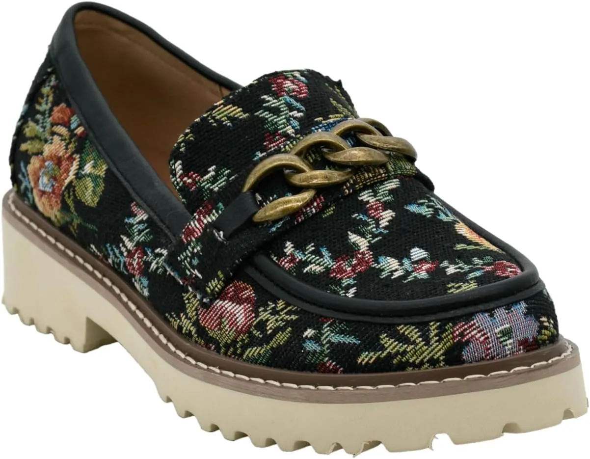 Corkys Footwear Women's Literally Loafer with 1.5 Chunky Heel