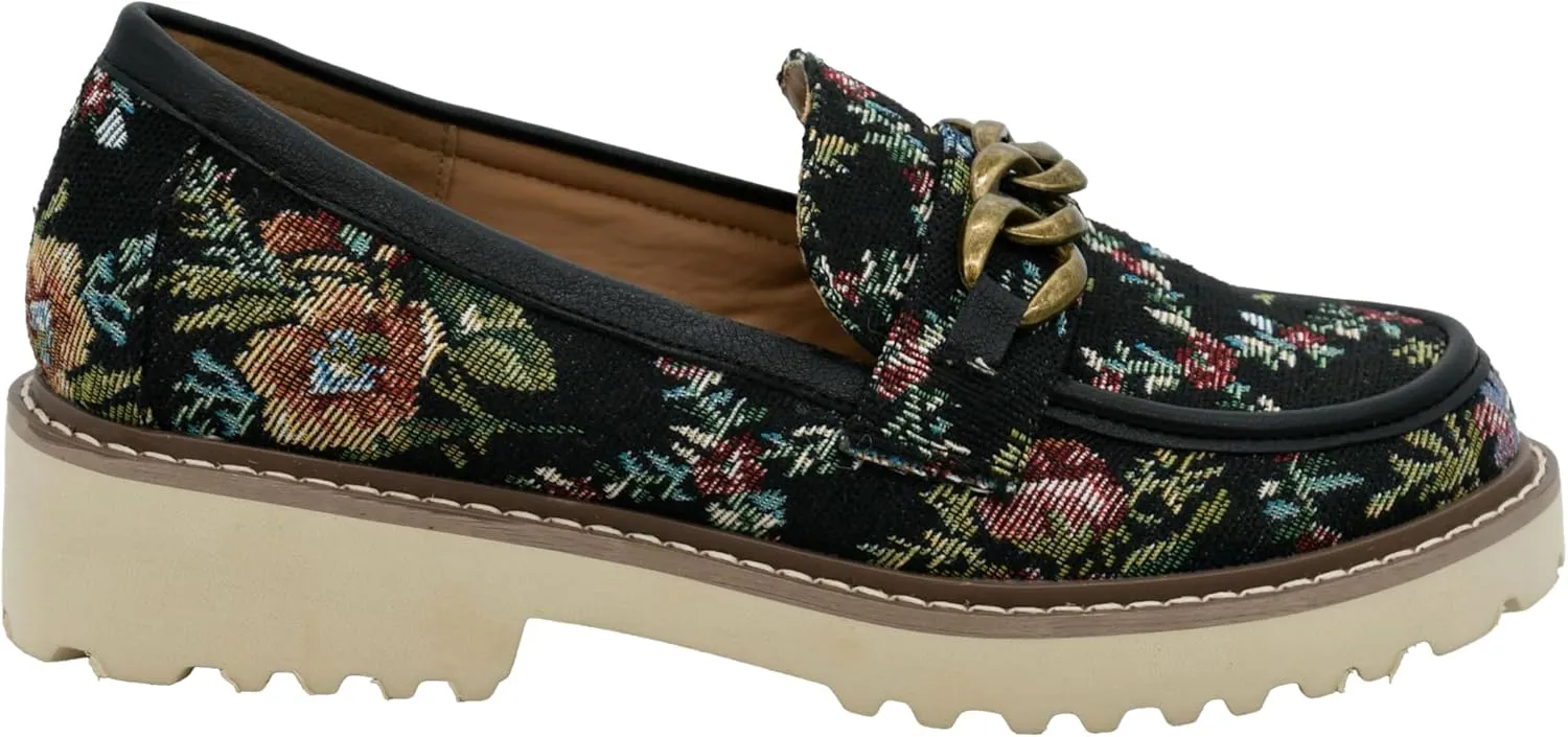 Corkys Footwear Women's Literally Loafer with 1.5 Chunky Heel