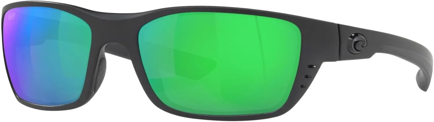 Costa Del Mar Sunglasses for Men -Whitetip Mens Polarized Sunglasses - Fishing, Boating & Beach UV Protection - Size 58, 580P