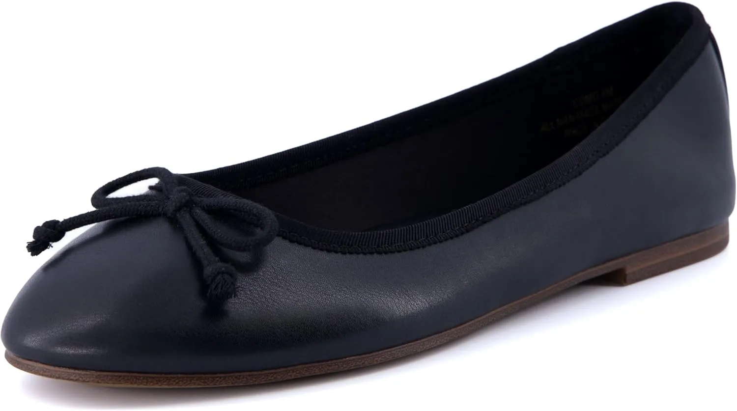 CUSHIONAIRE Women's Como Bow Flat with  Memory Foam and Wide Widths Available