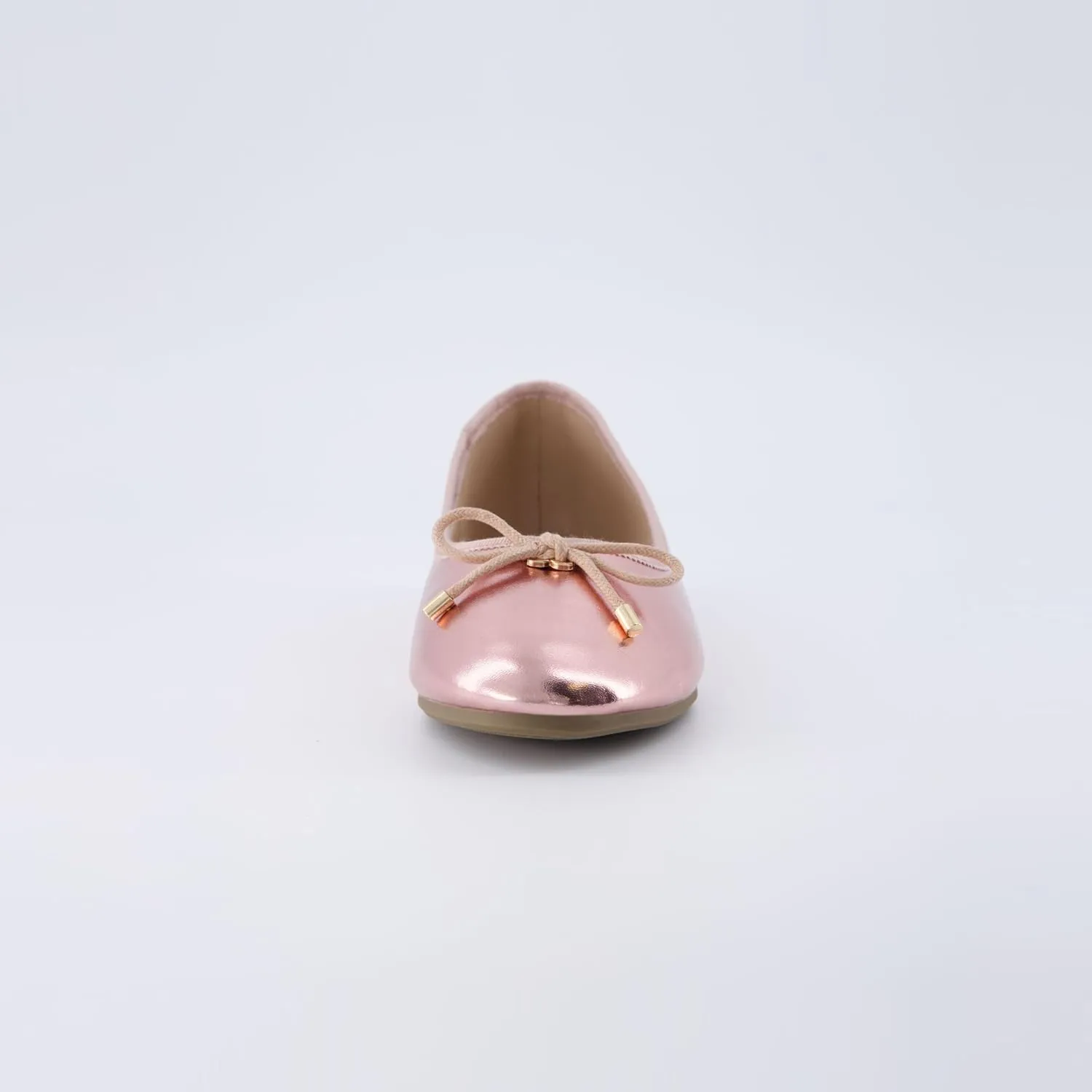 CUSHIONAIRE Women's Dove Bling Bow Flat with  Memory Foam, Wide Widths Available