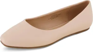 CUSHIONAIRE Women's Skipper Flat with  Memory Foam, Wide Widths Available
