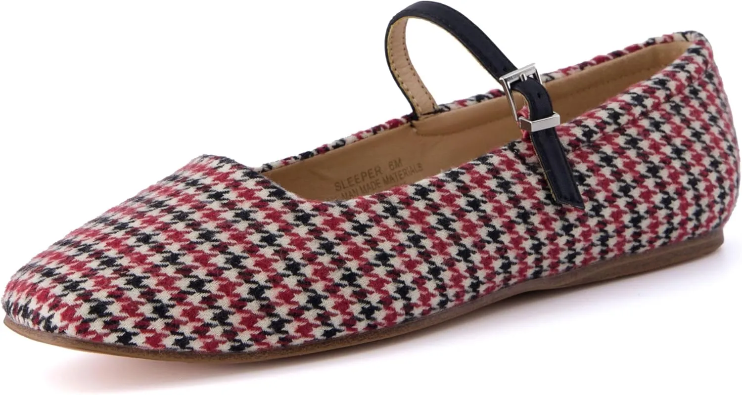 CUSHIONAIRE Women's Sleeper Mary Jane Flat with  Memory Foam and Wide Widths Available