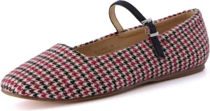 CUSHIONAIRE Women's Sleeper Mary Jane Flat with  Memory Foam and Wide Widths Available