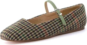CUSHIONAIRE Women's Sleeper Mary Jane Flat with  Memory Foam and Wide Widths Available