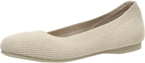 CUSHIONAIRE Women's Tyra Knit Flat with  Memory Foam and Wide Widths Available