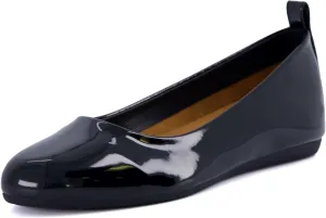 CUSHIONAIRE Women's Wink Hidden Wedge Flat with  Memory Foam and Wide Widths Available