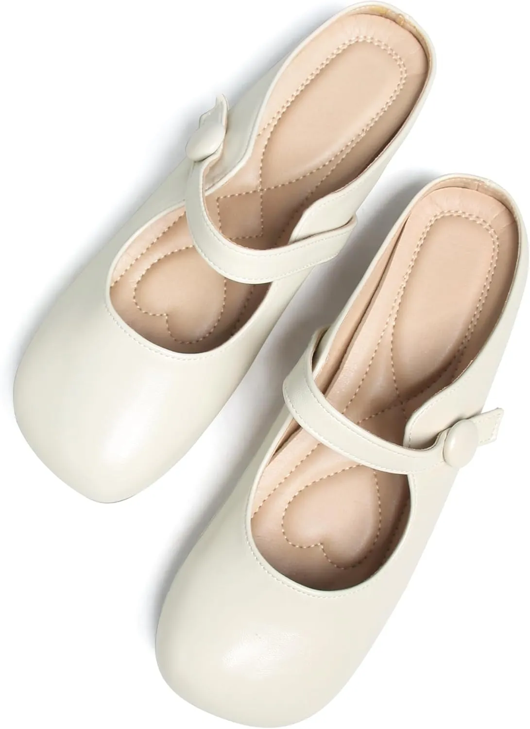 Dear Time Women's Comfortable Flats Mary Jane Shoes Soft Ballets Slip On Shoes Casual