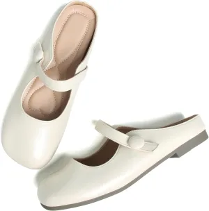 Dear Time Women's Comfortable Flats Mary Jane Shoes Soft Ballets Slip On Shoes Casual