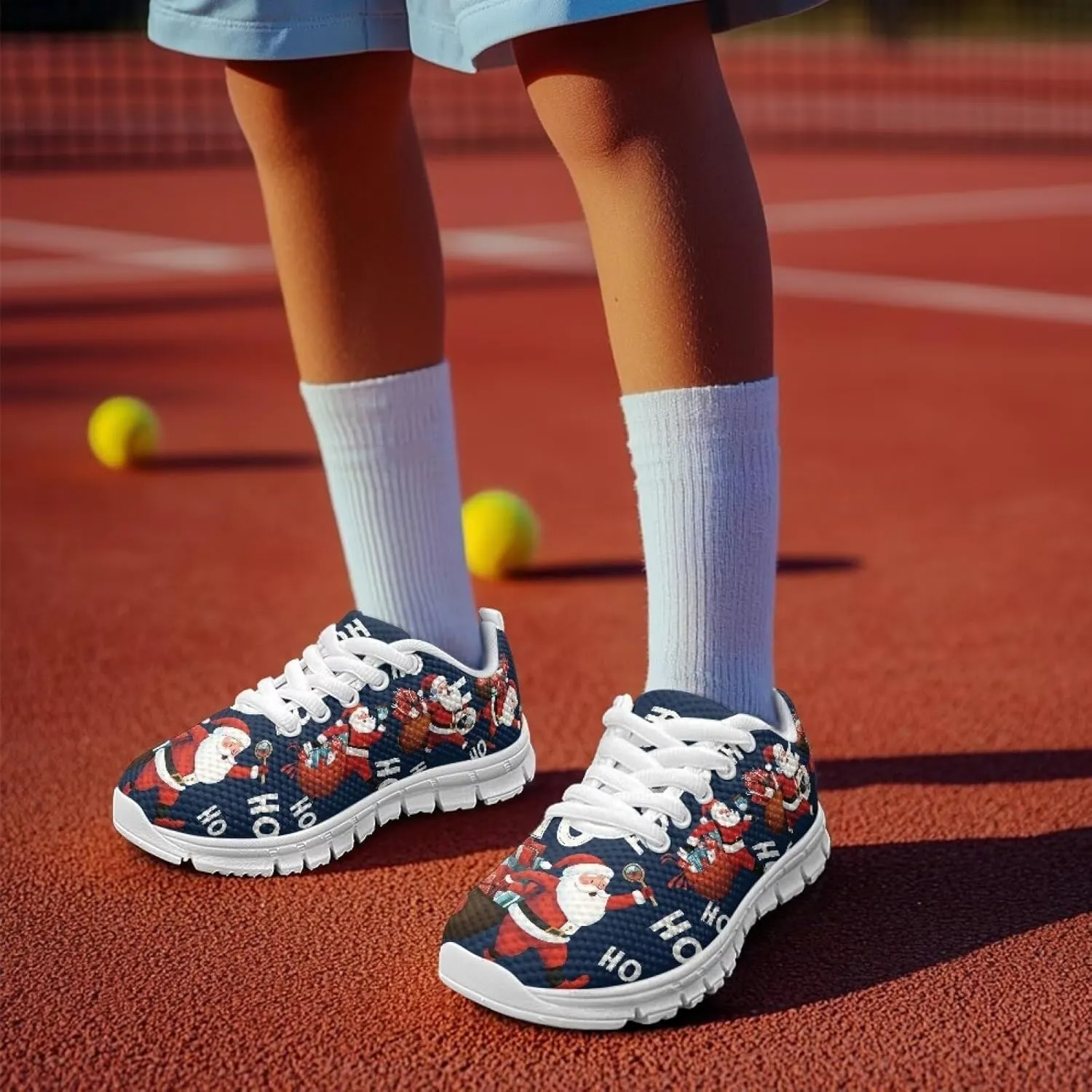 Dolyues Girls Sneakers Fashion Tennis Shoes for Kids Running Athletic Gym Sport Sneaker