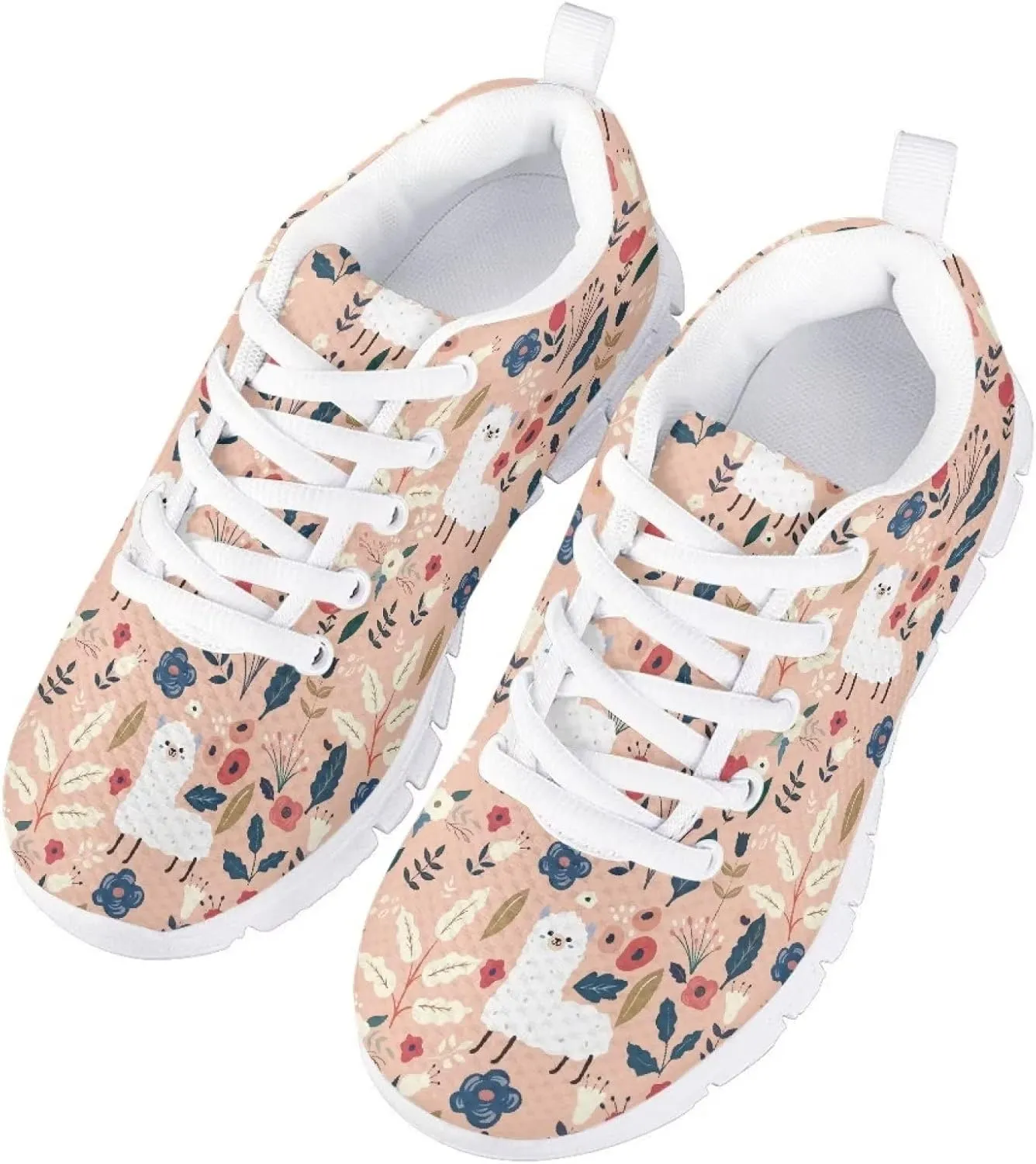 Dolyues Kids Shoes Lightweight Breathable Girls Tennis Sneakers for Running Athletic Walking Gym Sports