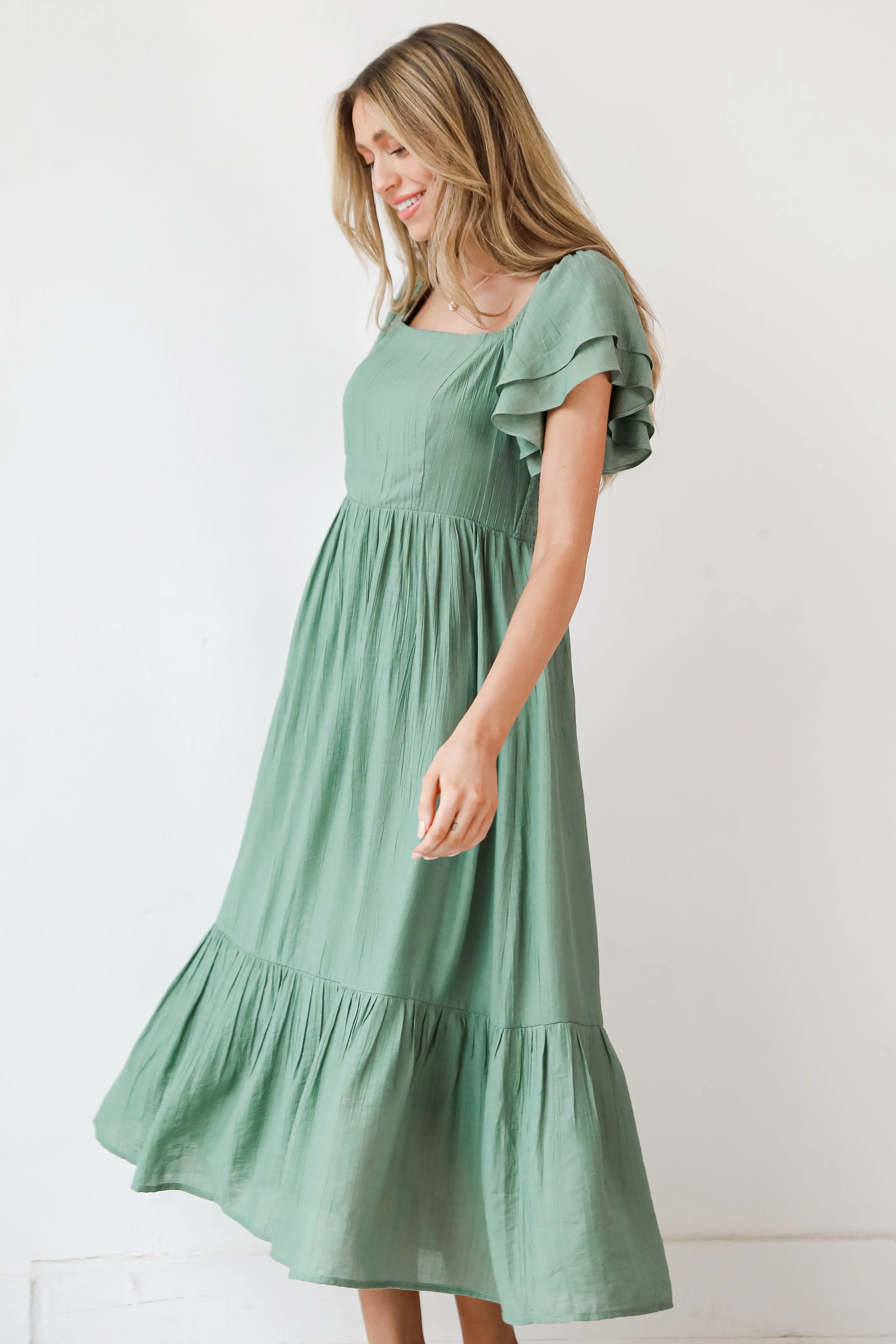 Dramatic Darling Midi Dress