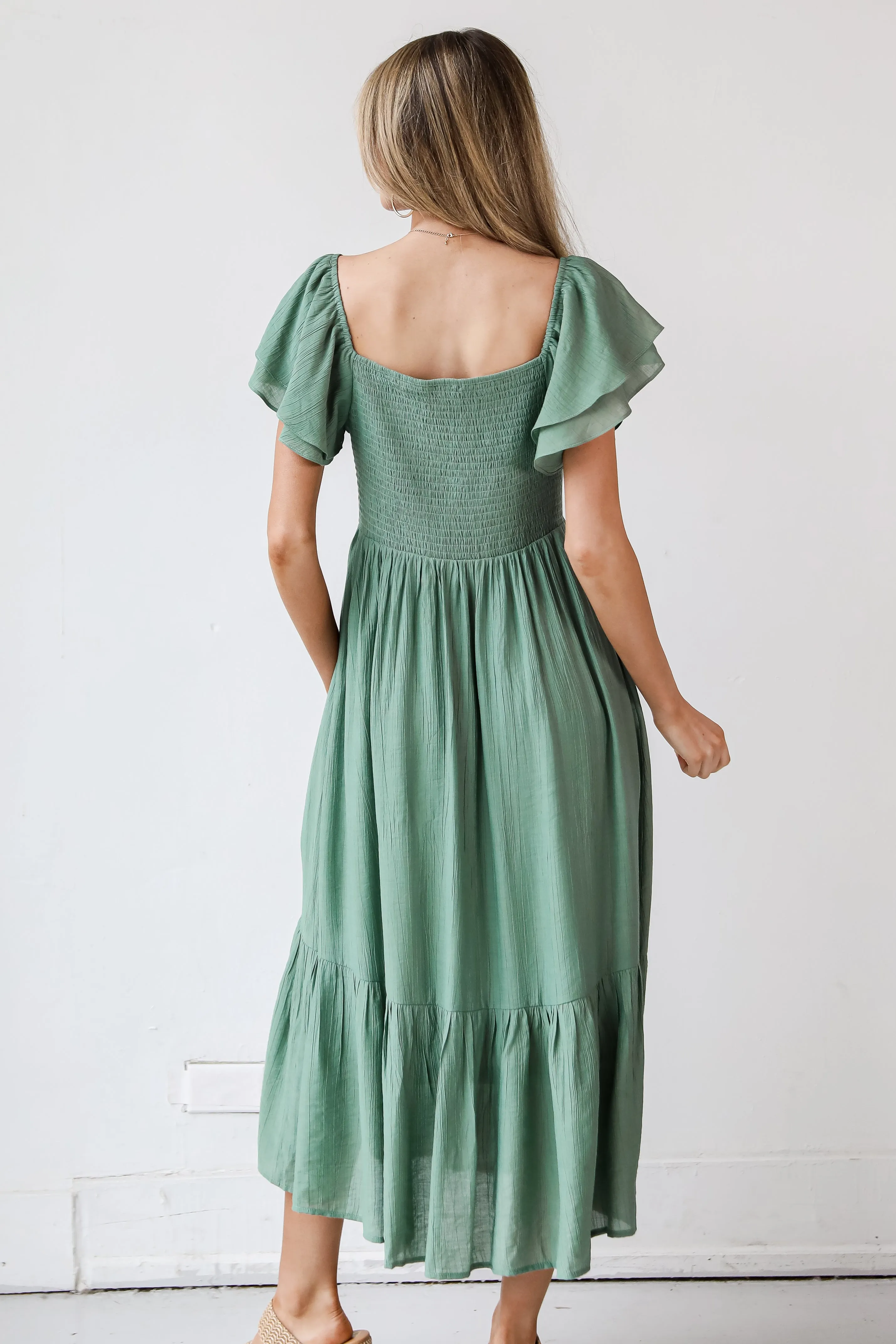 Dramatic Darling Midi Dress