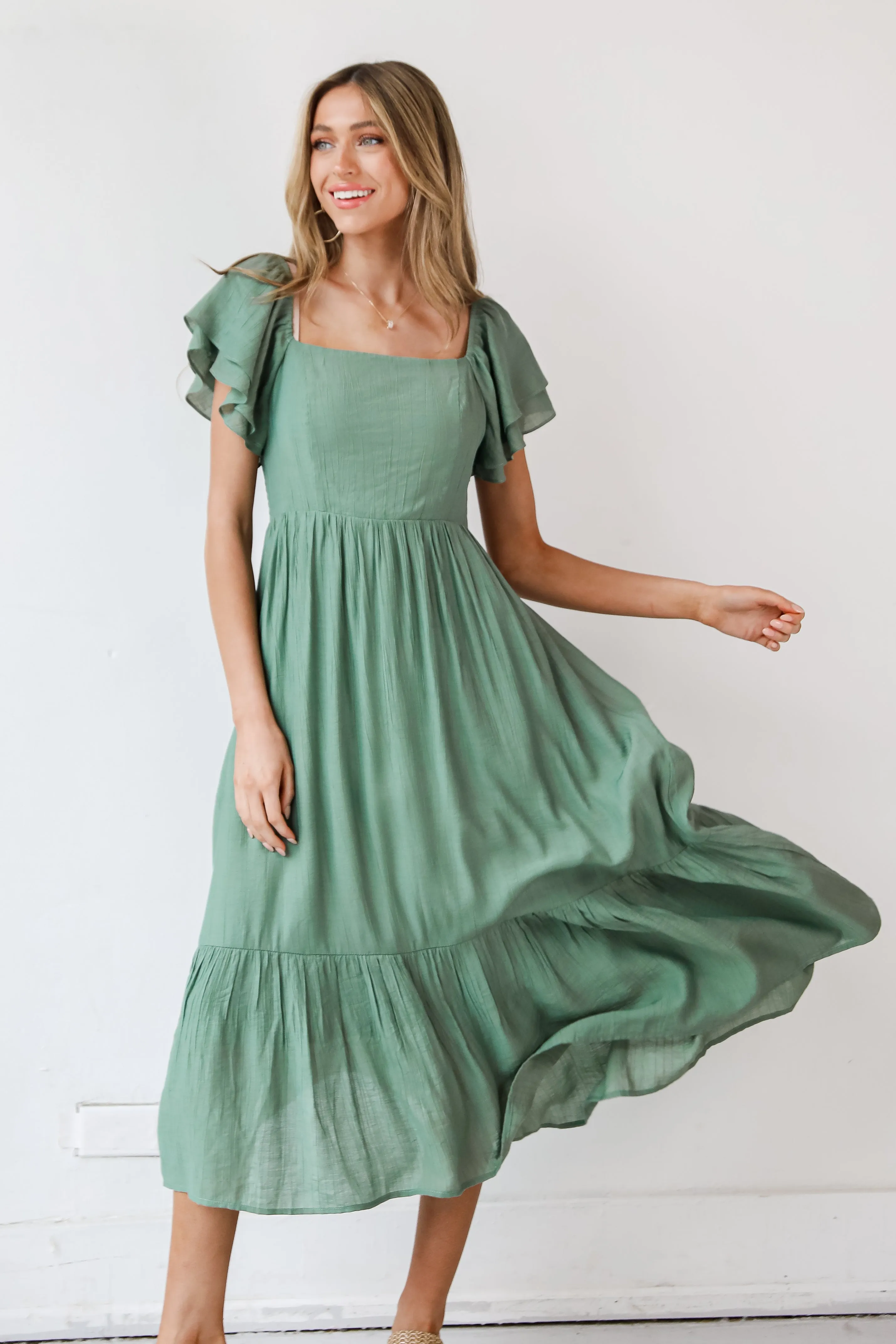 Dramatic Darling Midi Dress